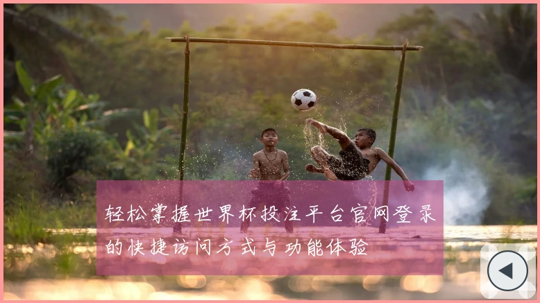 轻松掌握世界杯投注平台官网登录的快捷访问方式与功能体验