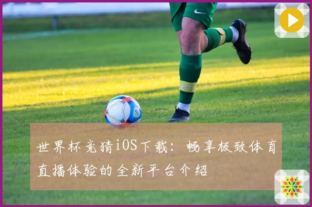 世界杯竞猜iOS下载：畅享极致体育直播体验的全新平台介绍