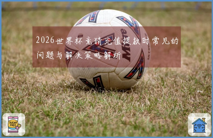 2026世界杯竞猜充值提款时常见的问题与解决策略解析